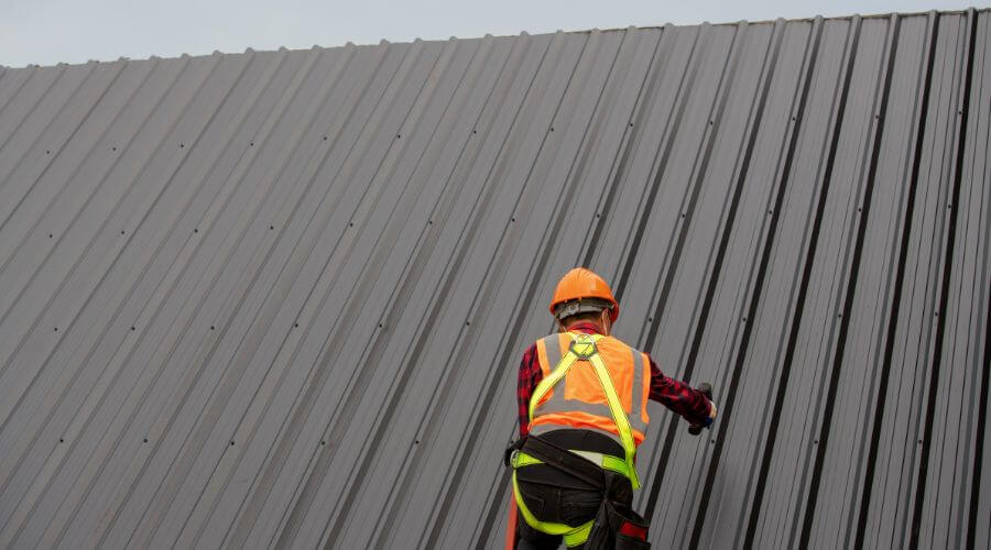 Professional metal roof installation services in Union City, IN
